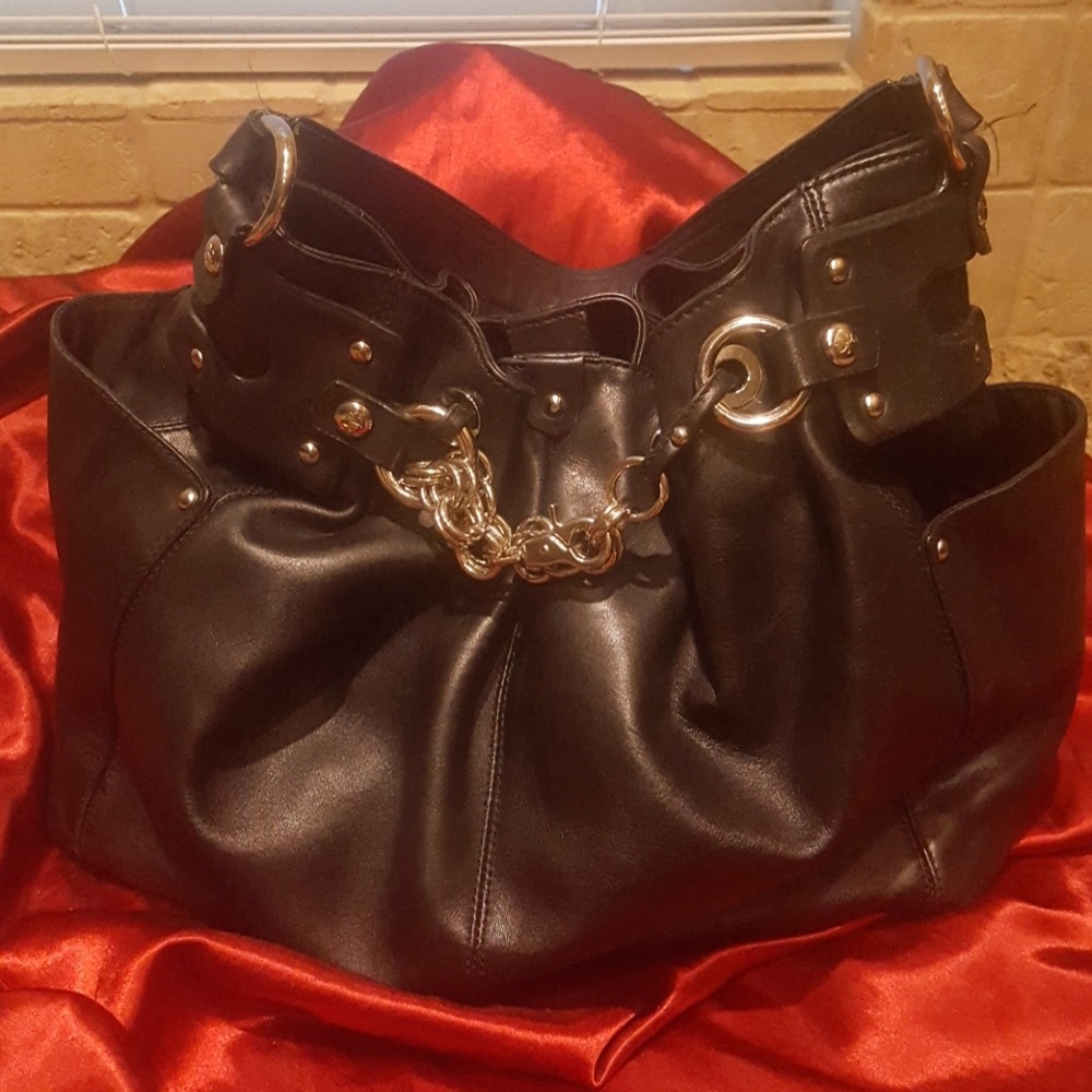 Donald J Pliner Black leatherbag